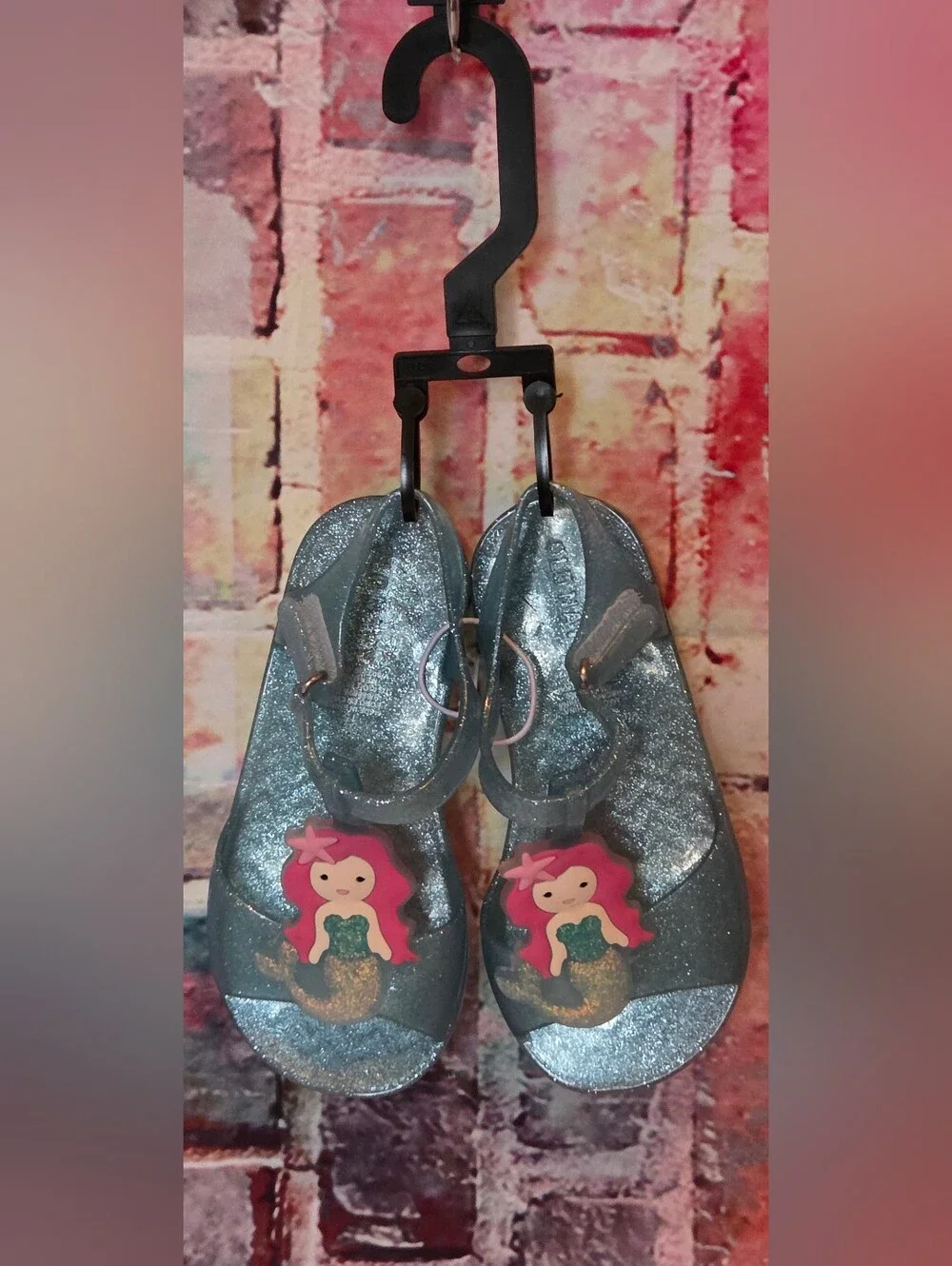 Sparkle Mermaid Jelly Sandals NWT